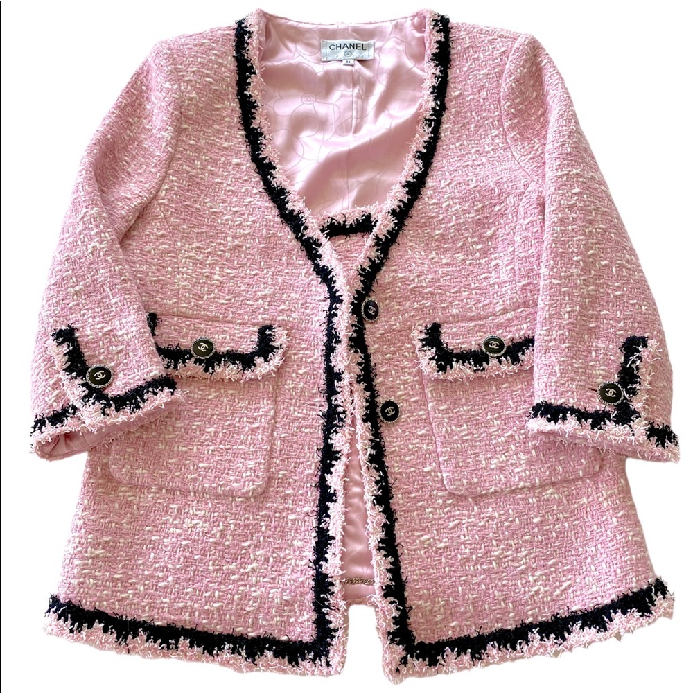 Pink Tweed Jaket (Chanel Style) - NEW